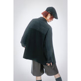 Unisex Jacket Spring and Autumn Retro Patchwork Jacket